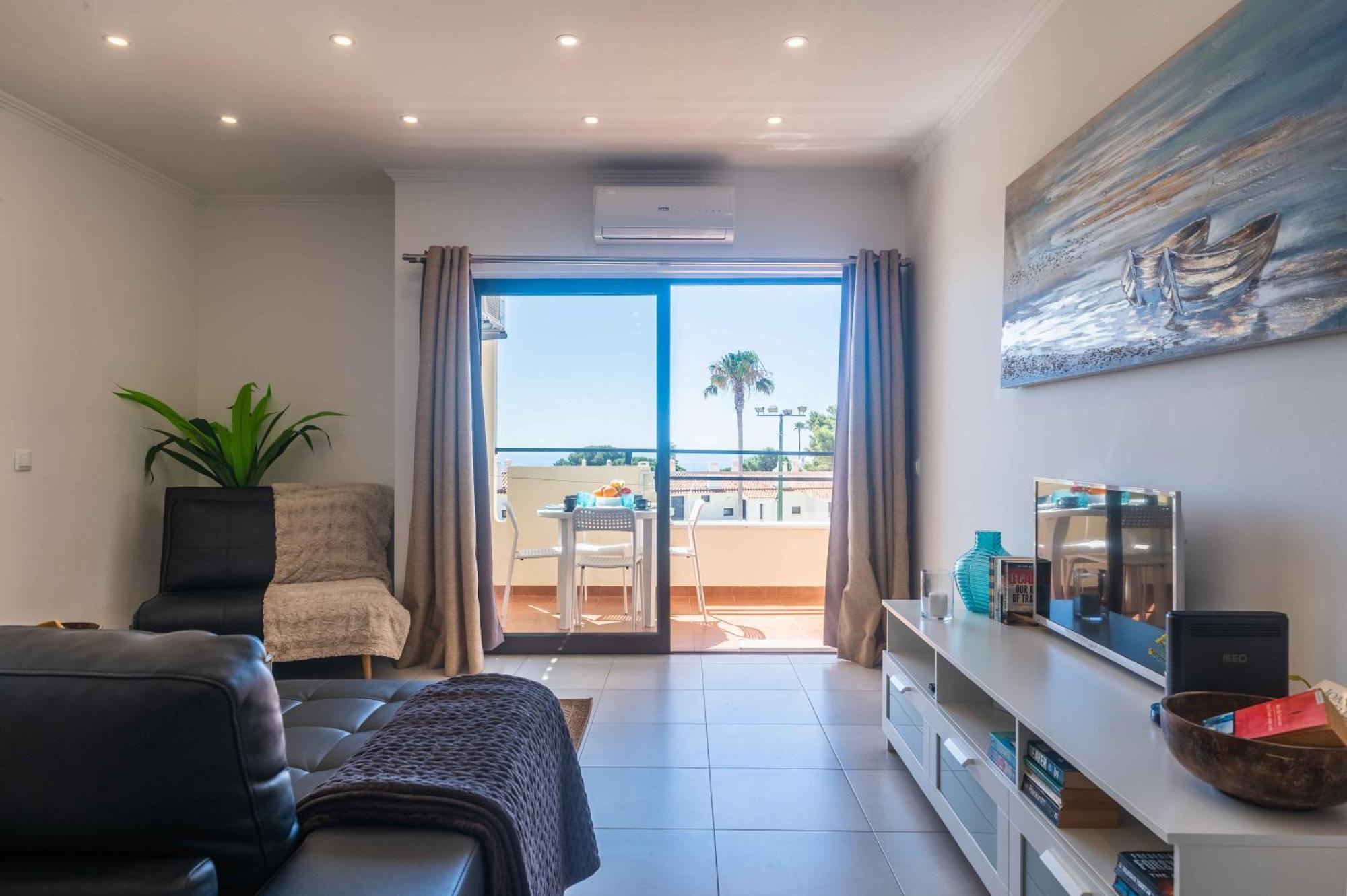 White T1 - Ocean View Apartment Albufeira Exterior photo